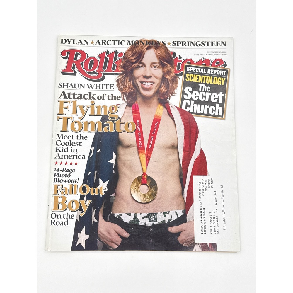Rolling Stone March 9 2006 Shaun White Fall Out Boy Scientology Issue 995